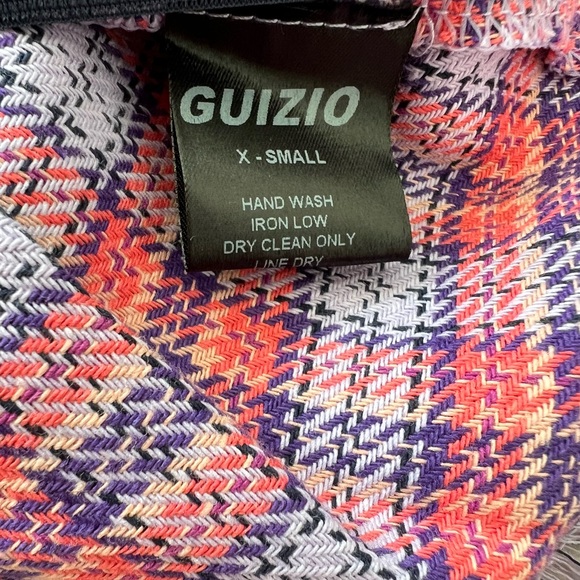 Brand new never worn danielle guizio plaid skirt with safety pins. No flaws - Picture 4 of 4